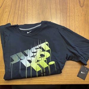 Nike Just Do It T-Shirt. NWT, Black, Size XL
